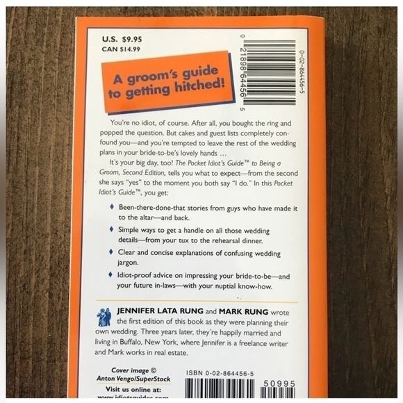 The Pocket Idiot's Guide To Being A Groom 2nd‎ Edition Book Brand New Top 10 - Picture 2 of 2